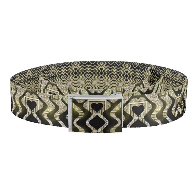 Tribal Love Black Gold Glam Belt (Coil)