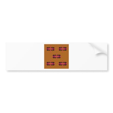 Tribal luxury pattern Brown / Aztecs Bumper Sticker Tribal luxury pattern Brown / Aztecs Bumper Sticker