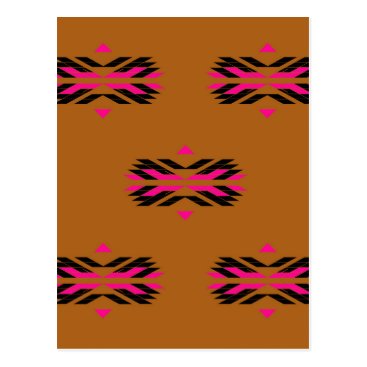 Tribal luxury pattern Brown / Aztecs Postcard Tribal luxury pattern Brown / Aztecs Postcard