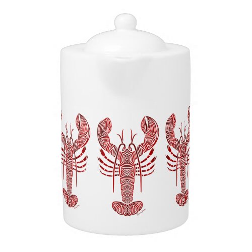 Tribal Maine Lobster Teapot