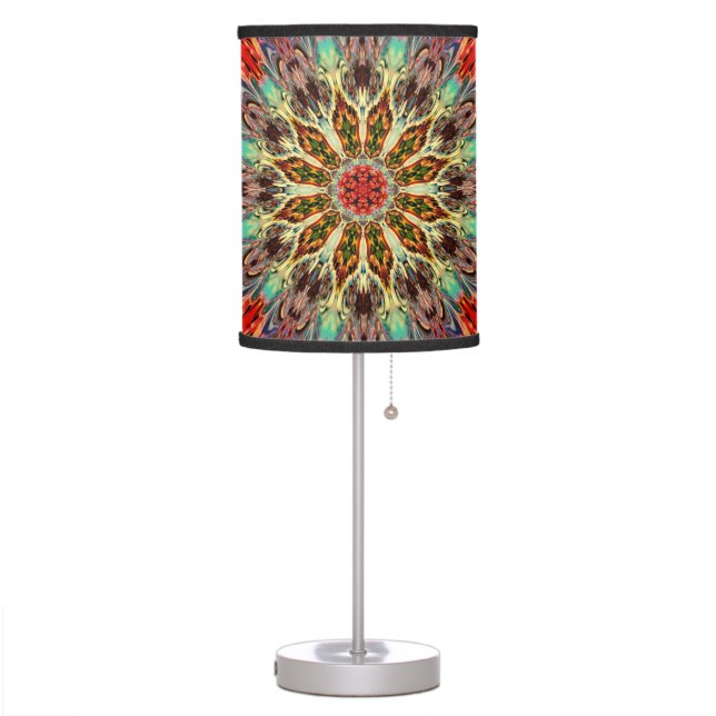 Tribal Mandala Lamp Shade (Left)