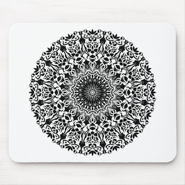 Tribal Mandala Mouse Pad (Front)