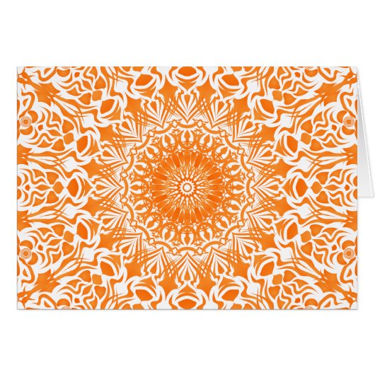 Tribal Mandala Orange (Front Horizontal)