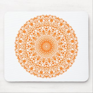 Tribal Mandala Orange