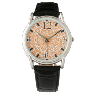 Tribal Mandala Orange Watch