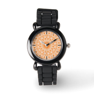 Tribal Mandala Orange Watch