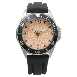 Tribal Mandala Orange Watch