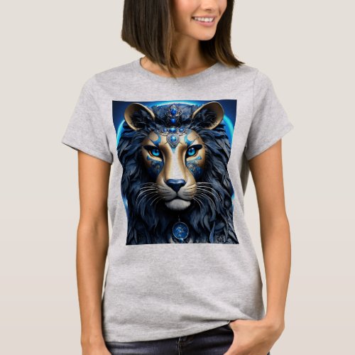 Tribal Mane Geometric Lion T_Shirt Collection