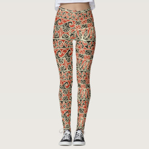 Hawaiian Tribal Pattern III Leggings by CatyArte