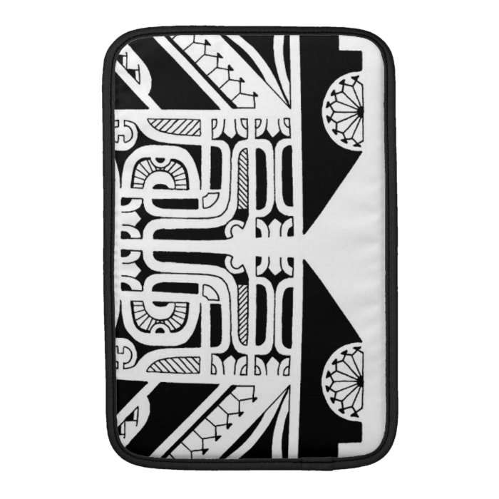 Tribal Marquesas Island tattoo design Sleeves For MacBook Air