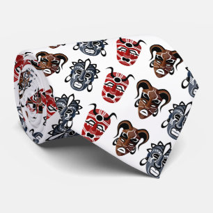 Tribal Mask Neck Tie