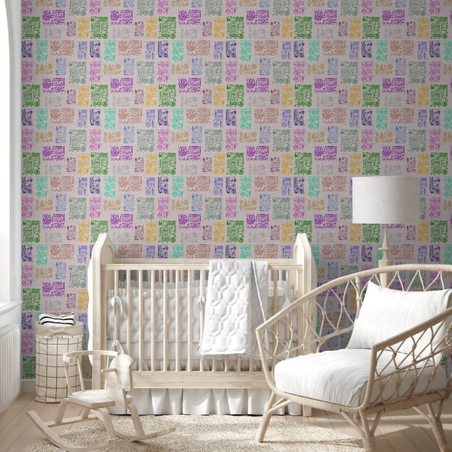 Tribal MAYA ancient mask pattern 5 Wallpaper (Kids)