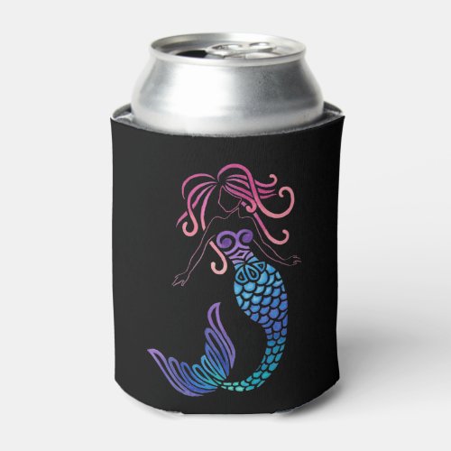 Tribal Mermaid Can Cooler