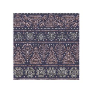Tribal Mexican, ethnic seamless pattern. Wood Wall Art
