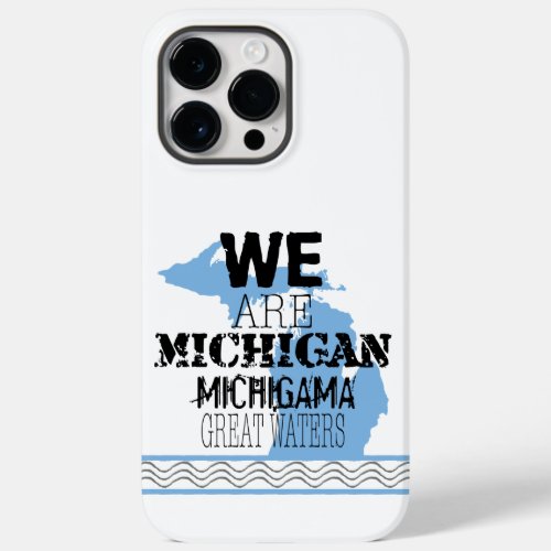 Tribal Michigan Michigama Great Waters Up North Case_Mate iPhone 14 Pro Max Case