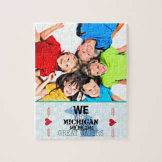 Tribal Michigan Michigama Great Waters Up North Jigsaw Puzzle