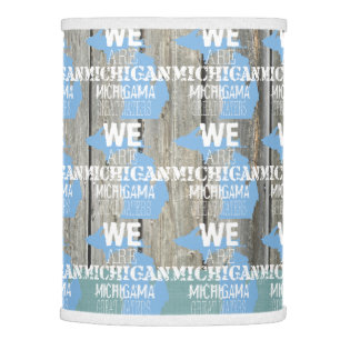 Tribal Michigan Michigama Great Waters Up North Lamp Shade