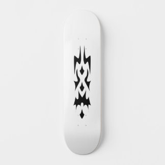 Tribal minimalist black and white modern tie skateboard