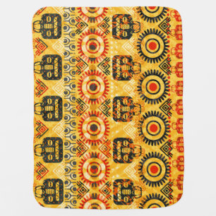 Tribal motifs: seamless ethnic pattern. baby blanket