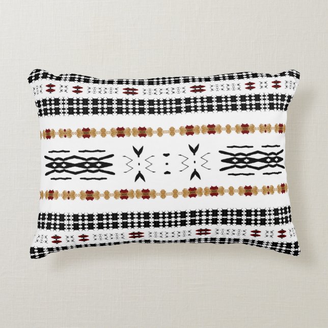 Tribal Mud Cloth    Accent Pillow (Front)