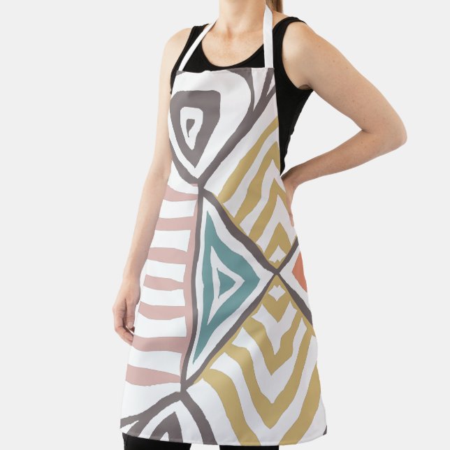 Tribal Mud Cloth Apron (Insitu)