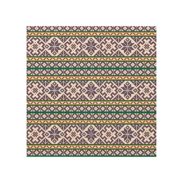 Tribal Multicolored ancient symbol folk art design (Front)