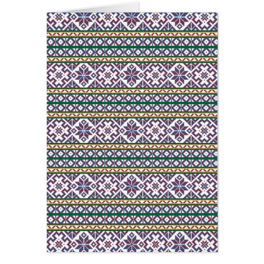 Tribal Multicolored ancient symbol folk art design (Front)