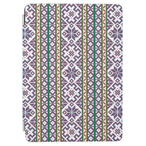 Tribal Multicolored ancient symbol folk art design iPad Air Cover