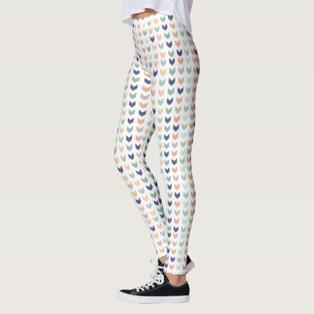 Tribal Native-American Arrow Pattern Leggings (Left)
