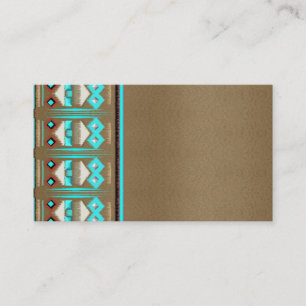Tribal New Mexico Feather Business Cards