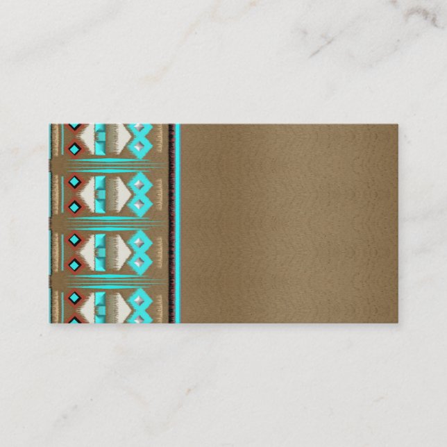 Tribal New Mexico Feather Business Cards (Front)