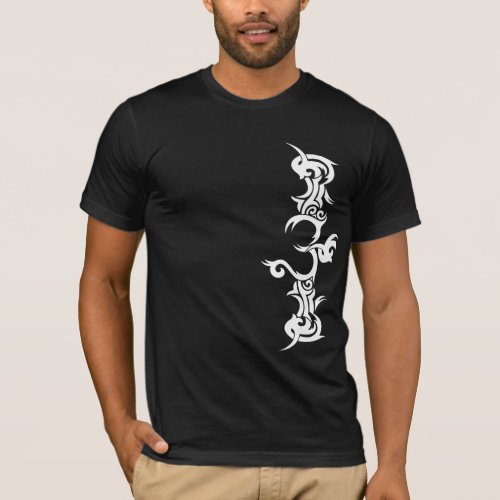 Tribal Om  Aum Design on Dark Shirts