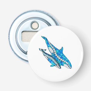 Tribal Orca Whales Bottle Opener