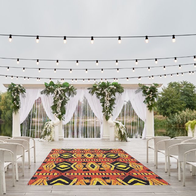 Tribal Outdoor Rug (Insitu (Wedding 1))