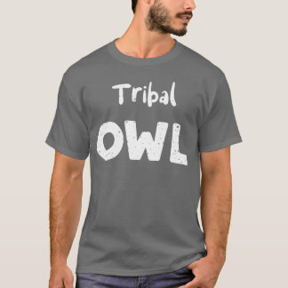 Tribal Owl Birds T-Shirt