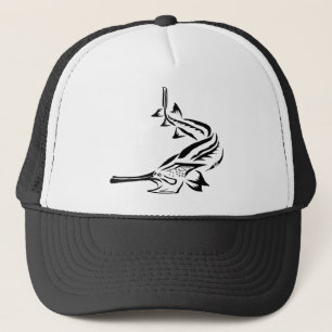 Tribal Paddlefish & Rostrum Trucker Hat