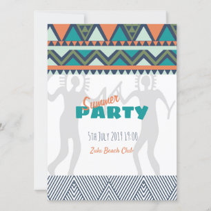 Tribal party invitation