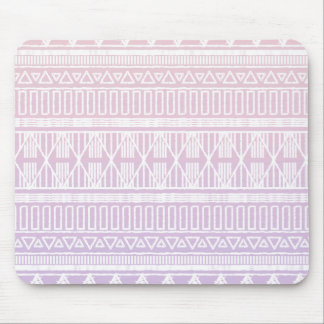 Tribal Pastel Pink Purple Mouse Pad