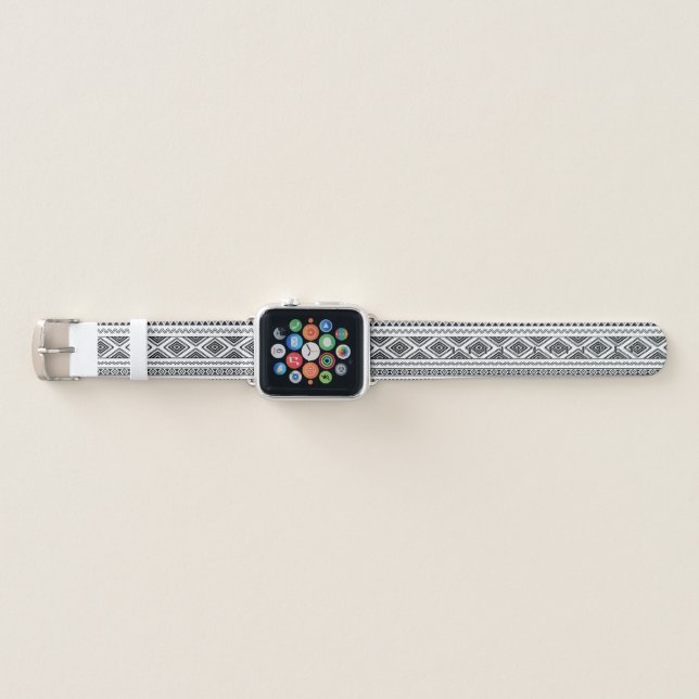 Tribal Pattern Apple Watch Band (Front)