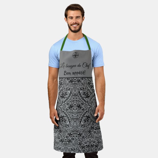 Tribal Pattern Apron (Worn)
