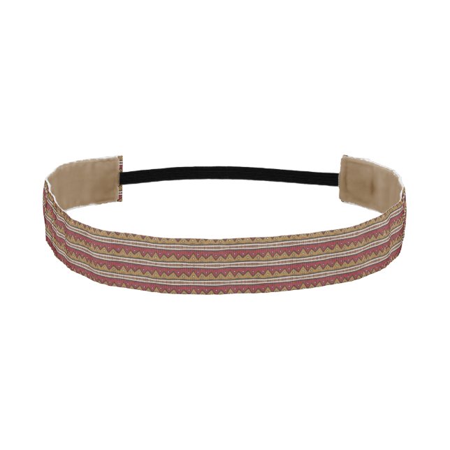 Tribal pattern athletic headband (Front)