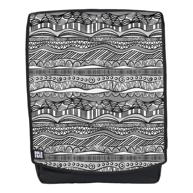 Tribal Pattern Backpack (Front)