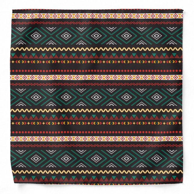 Tribal Pattern Bandana (Front)