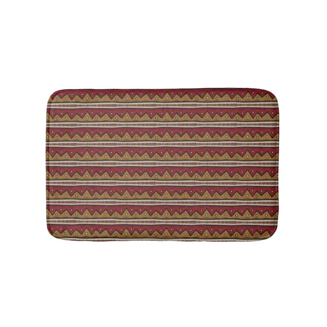 Tribal pattern bath mat (Front)