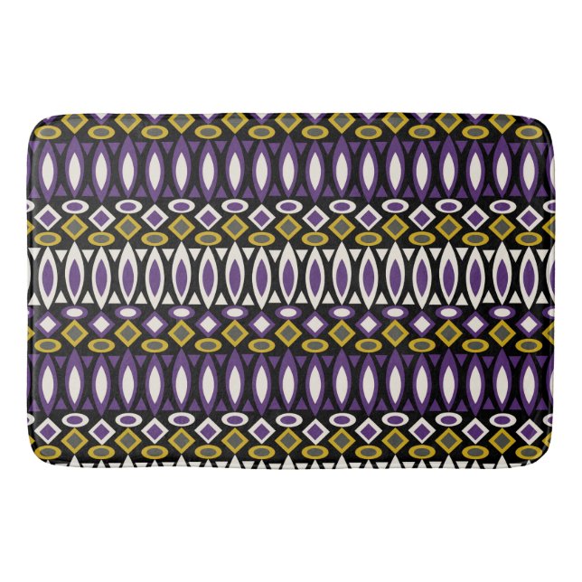 Tribal pattern bath mat (Front)