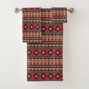 Tribal Pattern Bath Towel Set