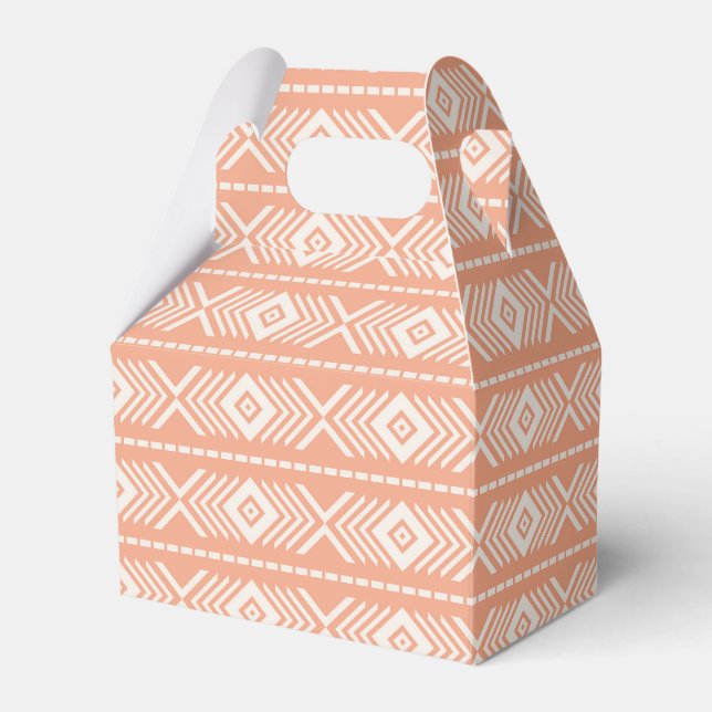 Tribal pattern favor boxes (Front Side)