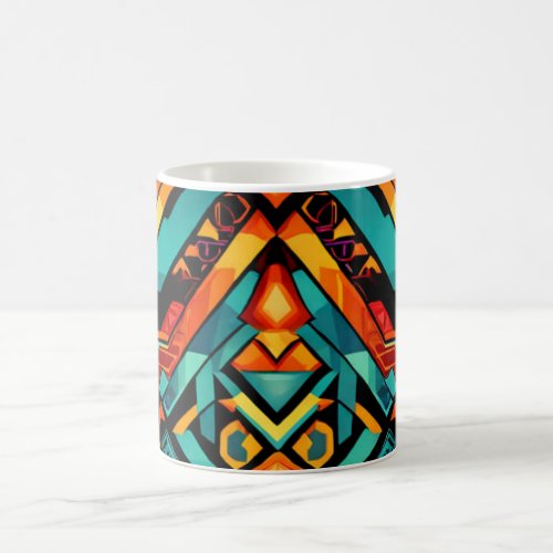 tribal pattern mug