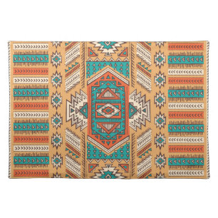 Tribal pattern, perfect for decor. cloth placemat