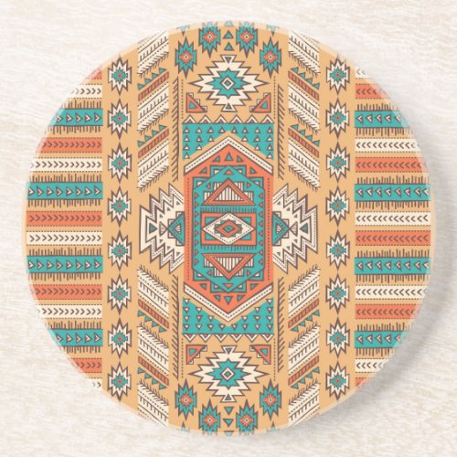 Tribal pattern perfect for decor coaster